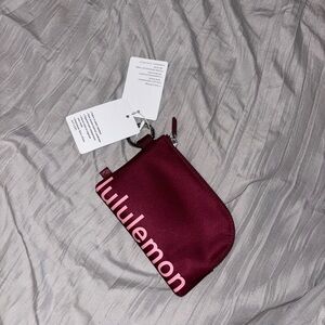 Lululemon Clippable Card Pouch/Wristlet,NWT